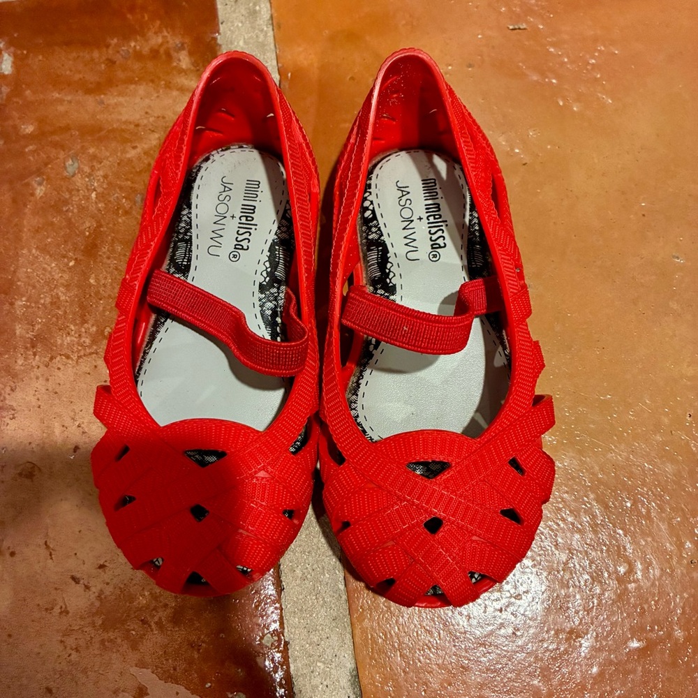 Mini Melissa + Jason Wu shoes size 7